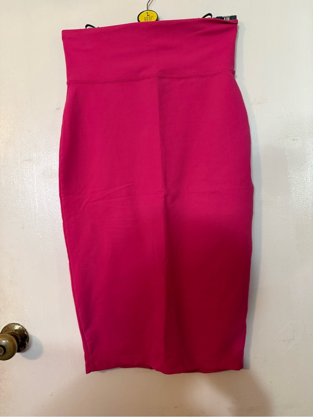 bebe Fuchsia High-Rise Pencil Skirt
